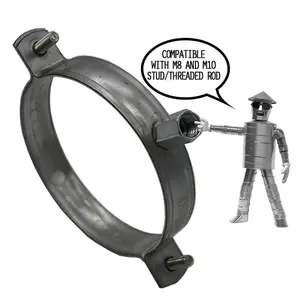 Galvanised Duct Suspension Ring - 100mm