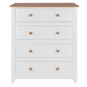 White 4 drawer chest of drawers, Capri range