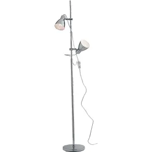 Luminosa LEMONDE 2 Light Multi Arm Floor Lamp Chrome 36x153cm