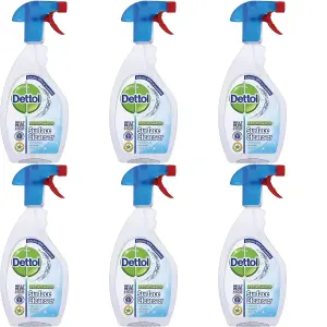 Dettol Antibacterial Surface Cleaner Spray 500ml x 6