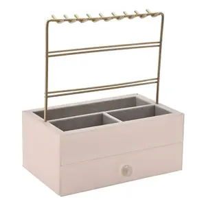 Sophia Classic Nude Glass Jewellery Box & Hanger