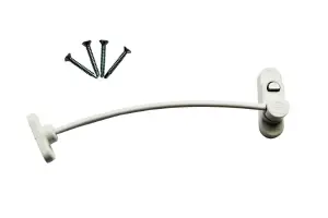 Penkid Push Release Cable Window Restrictor - White - 125464