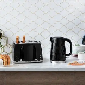 Russell Hobbs Honeycomb Kettle Black, Plastic