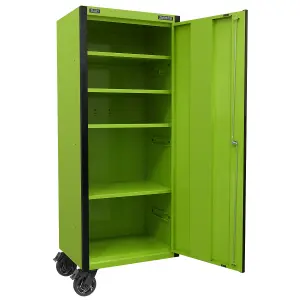 Sealey Side Locker With Castors With Steel Inner Walls 1864mm Green AP6104BE