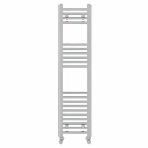 Right Radiators 1200x300 mm Straight Heated Towel Rail Radiator Bathroom Ladder Warmer Chrome