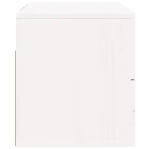 Berkfield Wall-mounted Bedside Cabinet White 50x36x40 cm