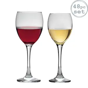 Argon Tableware - Classic Wine Glasses Set - 48pc - Clear