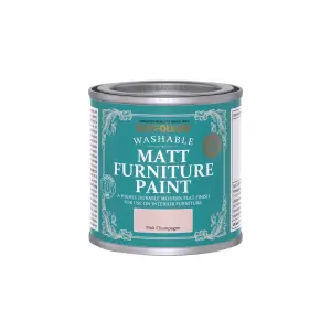 Rust-Oleum Pink Champagne Matt Multi-room Furniture paint, 125ml