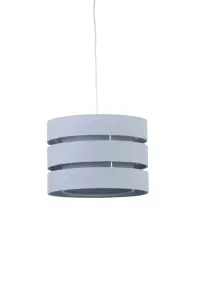 Trio Light Grey Pendant Light shade (D)28cm