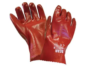 Durable 27cm PVC Gauntlets for Oil and Chemical Protection