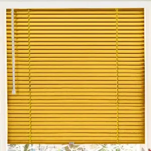 PVC Room Darkening Venetian Blind Teak / 213 cm L x 180 cm W