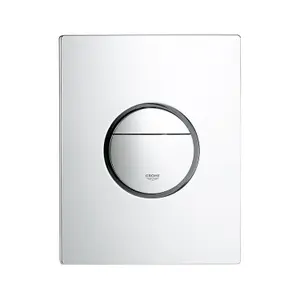 Grohe Nova WC Dual Flush Button Chrome Wall Plate 38765 000 Round 38765000