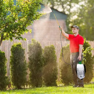 5L Garden Pressure Sprayer Knapsack Weedkiller Chemical Fence Water Spray