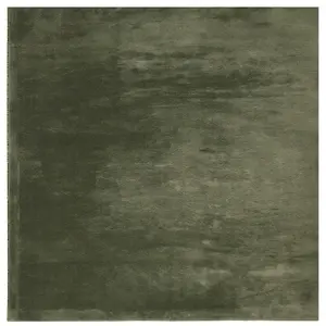 Rug HUARTE Short Pile Soft and Washable Forest Green 240x240 cm