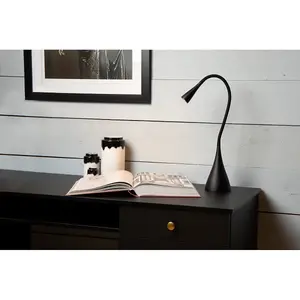 Lucide Zozy Modern Desk Lamp - LED Dim. - 1x4W 3000K - 3 StepDim - Black