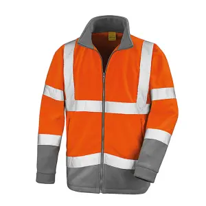 SAFE-GUARD by Result Mens Hi-Vis Fleece Jacket