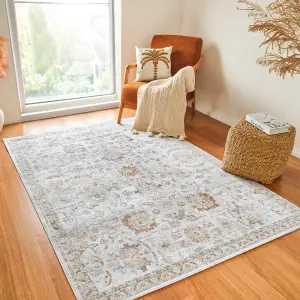 ESTHER Machine Washable Vintage Area Rug 120 x 170 cm