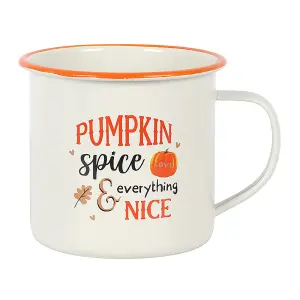 Classic Enamel Mug 'Pumpkin Spice'