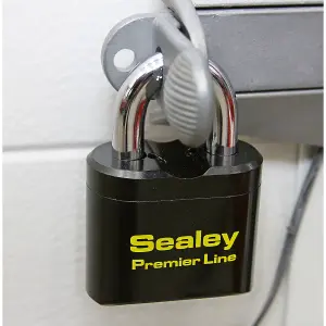 Sealey Steel Body Combination Versatile Keyless Padlock 62mm Heavy Duty PL603