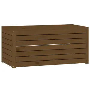 Berkfield Garden Box Honey Brown 101x50.5x46.5 cm Solid Wood Pine