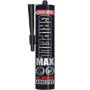 Evo-Stik Gripfill Max Weatherproof Solvent-free White Grab adhesive 290ml