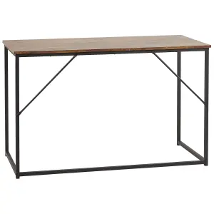 Home Office Desk Dark Wood PEMBRO