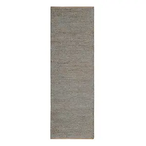 Jute Silver Plain Handmade Modern Rug for Bedroom & Living Room-200cm X 300cm