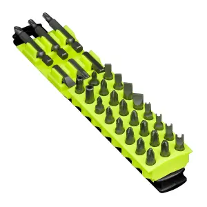 Ernst Bit Buddy 30 Tool Magnetic Screwdriver Bit Storage Organiser HIVIZ/Black 5751HV