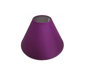 12" Cotton Coolie Lampshade - Aubergine