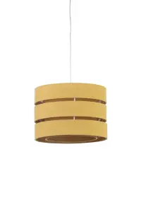 Trio Mustard yellow Pendant Light shade (D)35cm