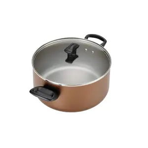 Farberware Copper Dishwasher Safe Non-Stick Sturdy Cookware Set Pack of 11