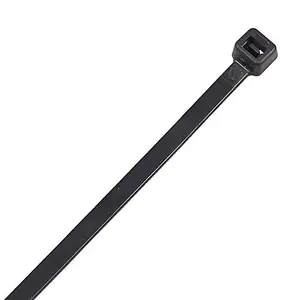 Timco - Cable Ties - Black (Size 4.8 x 370 - 100 Pieces)