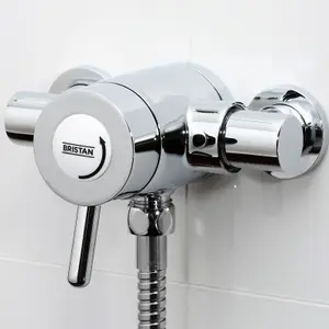 Bristan Traditional Dual Control Thermostatic Mixer Shower 110mm 155mm + Kit