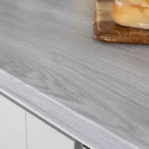 d-c-fix Woodgrain Sangallo Grey Self Adhesive Vinyl Wrap Film for Kitchen Worktops and Furniture 1m(L) 90cm(W)