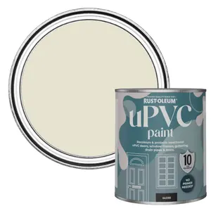 Rust-Oleum Oyster Gloss UPVC Paint 750ml