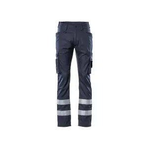 Mascot Frontline Service Trousers with Reflective Tape (Dark Navy)  (32.5) (Leg Length - Short)