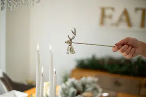 Christmas Candle Wick Snuffer - Reindeer/Stag