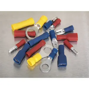 Sealey Crimp Terminal Assortment 200pc Blue, Red & Yellow AB038MT