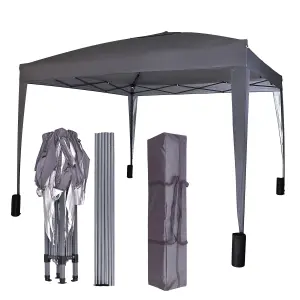 MCC Direct Gazebo 3x3 Pop up with Sides Grey