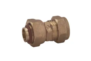 Plumbsure Tap connector BQ28618331 1 Compression Straight (L)47.8mm 15mm