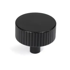 From The Anvil Matt Black Judd Cabinet Knob - 38mm (No rose)