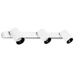 Luminosa Stan Wall Ceiling Lamp White 3x GU10