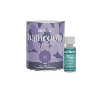 Rust-Oleum Grounded Water-Resistant Bathroom Tile Paint in Satin Finish 750ml