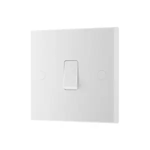 BG White 20A 2 way 1 gang Light Switch