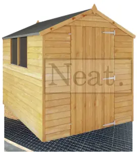 10ft x 8ft (10x8) - SHEDBASE/OUTERHOUSE BASE KIT - Neat Plastics Gravel/Grass Grid Paver Path Base Mat - Membrane Included