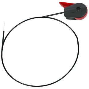 SPARES2GO Throttle Cable and Lever Control for Mountfield Lawnmower 65" 165cm