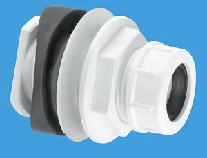 McAlpine BOSSCONN-22MM Grey Mechanical Soil Pipe Boss Connector