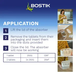 Bostik Breathe Fragrance-free Moisture absorber refill, Pack of 4