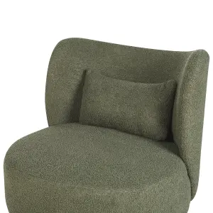 Armchair OTSBY Boucle Dark Green