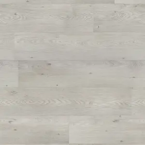 Wood Effect Vinyl Flooring, Grey Non-Slip Contract Commercial Vinyl Flooring with 2.0mm Thickness-11m(36'1") X 2m(6'6")-22m²